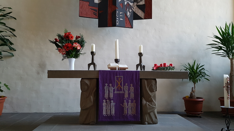 Altar in der Adventszeit 2019 1